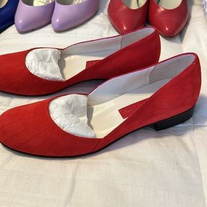 New Red suede size 7B, Marc Jacobs shoes